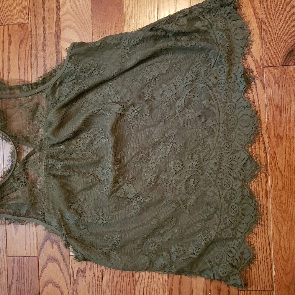 Olive Green tank top